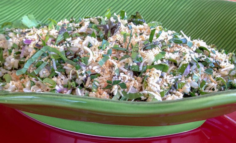 How to Make Nasi Ulam Rice Salad